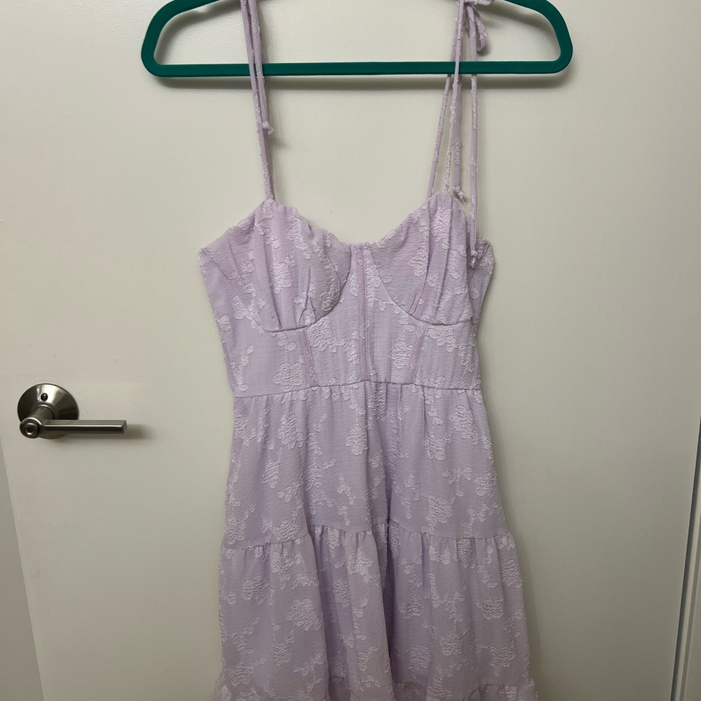 Wild Fable Lavender Lace Casual Dress